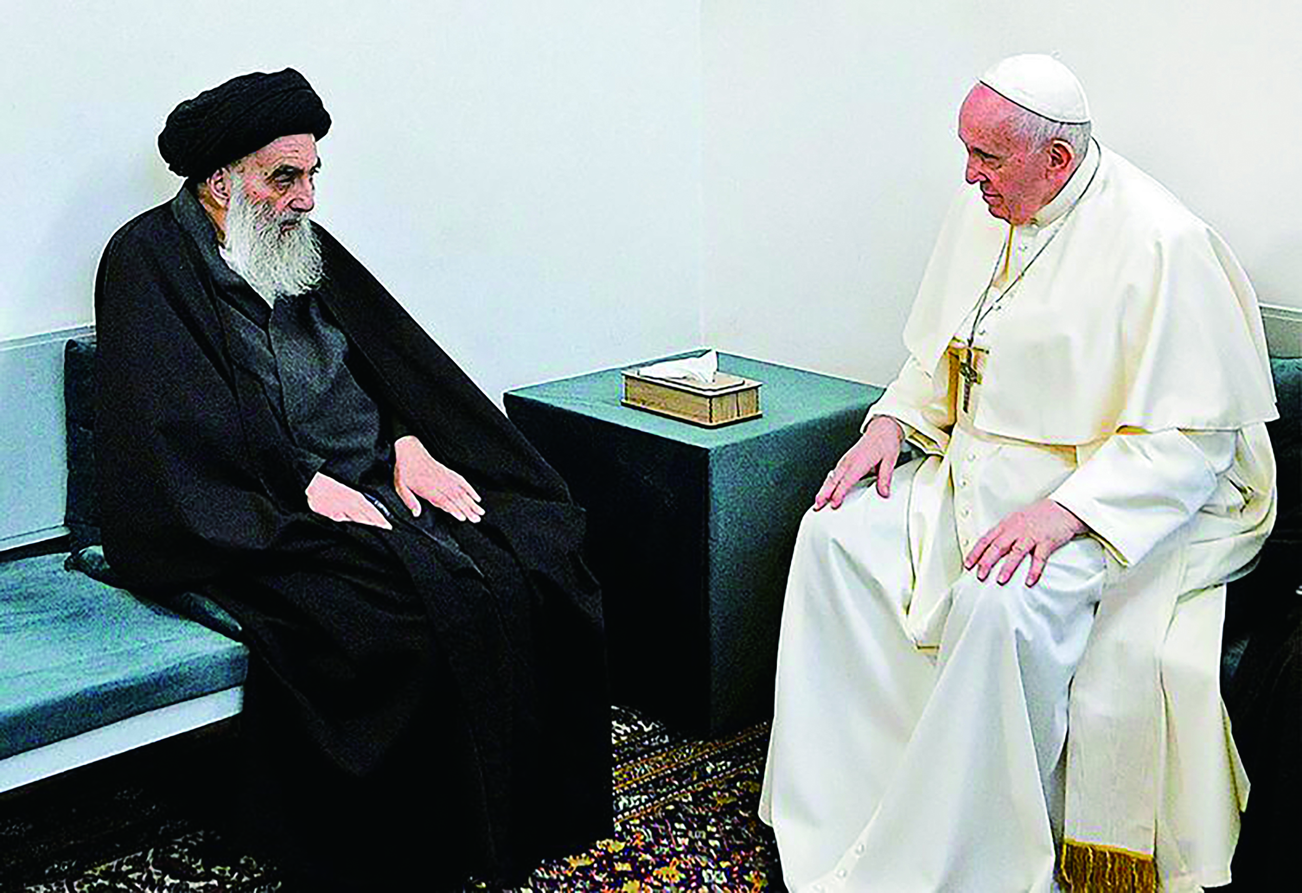 이슬람 시아파 최고 권위자가 가톨릭 교황에게 “신 앞에 모든 인간은 평등하다”