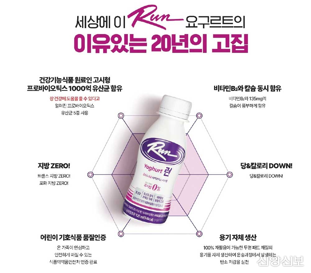 20년을 달려온 요구르트 ‘런’