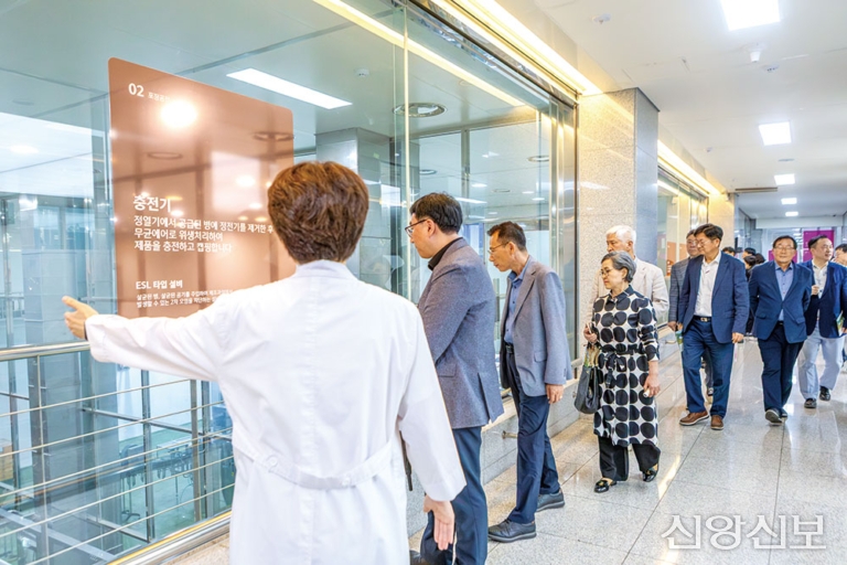 사단법인 부산우수식품제조사협회, 신앙촌식품(주)의 요구르트 런 공장 방문
